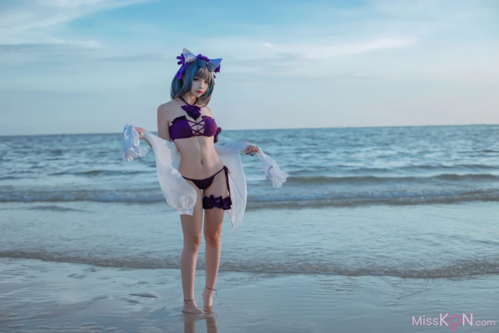Coser@二佐Nisa: 碧蓝航线-柴郡泳装 (30 photos) – Page 2