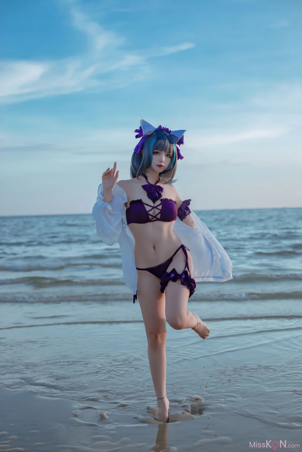 Coser@二佐Nisa: 碧蓝航线-柴郡泳装 (30 photos) – Page 2