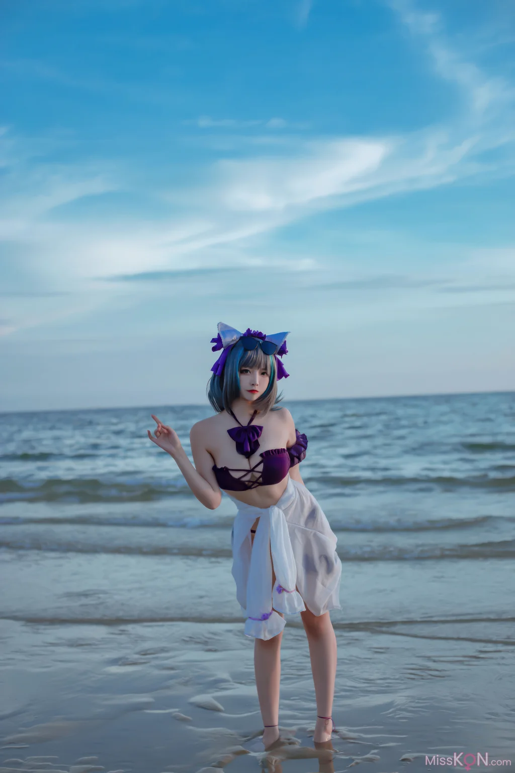 Coser@二佐Nisa: 碧蓝航线-柴郡泳装 (30 photos) – Page 2