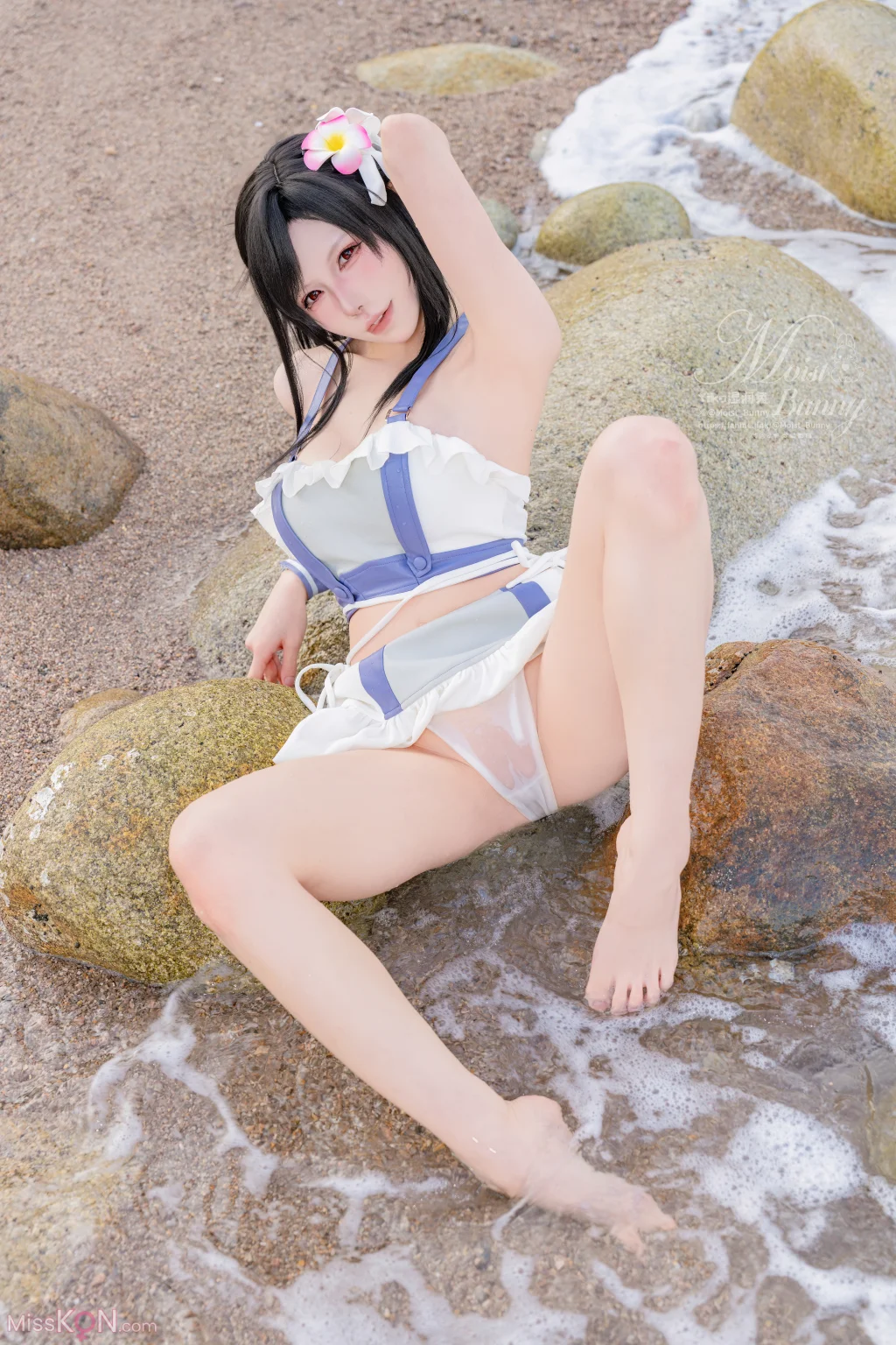 Coser@黏黏团子兔: 2025泳装限定作 海边假日 蒂法 (80 photos) – Page 2