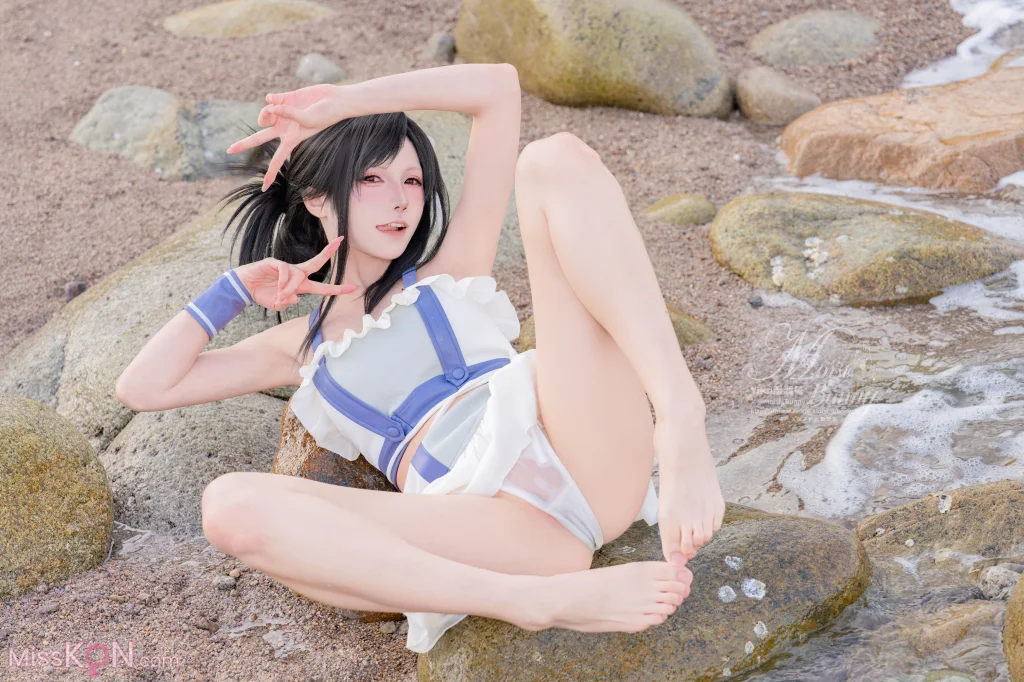Coser@黏黏团子兔: 2025泳装限定作 海边假日 蒂法 (80 photos) – Page 2