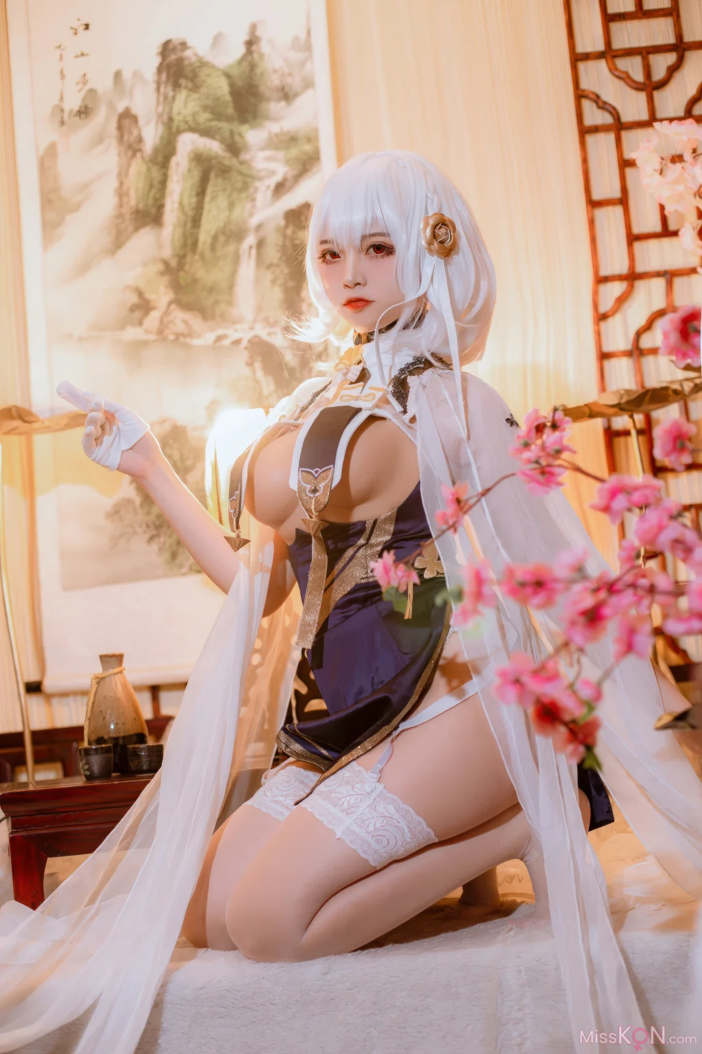 Coser@二佐Nisa: 碧蓝航线-天狼星旗袍 (25 photos)