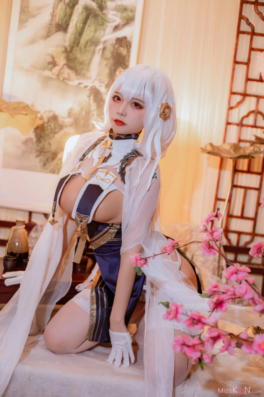 Coser@二佐Nisa: 碧蓝航线-天狼星旗袍 (25 photos)