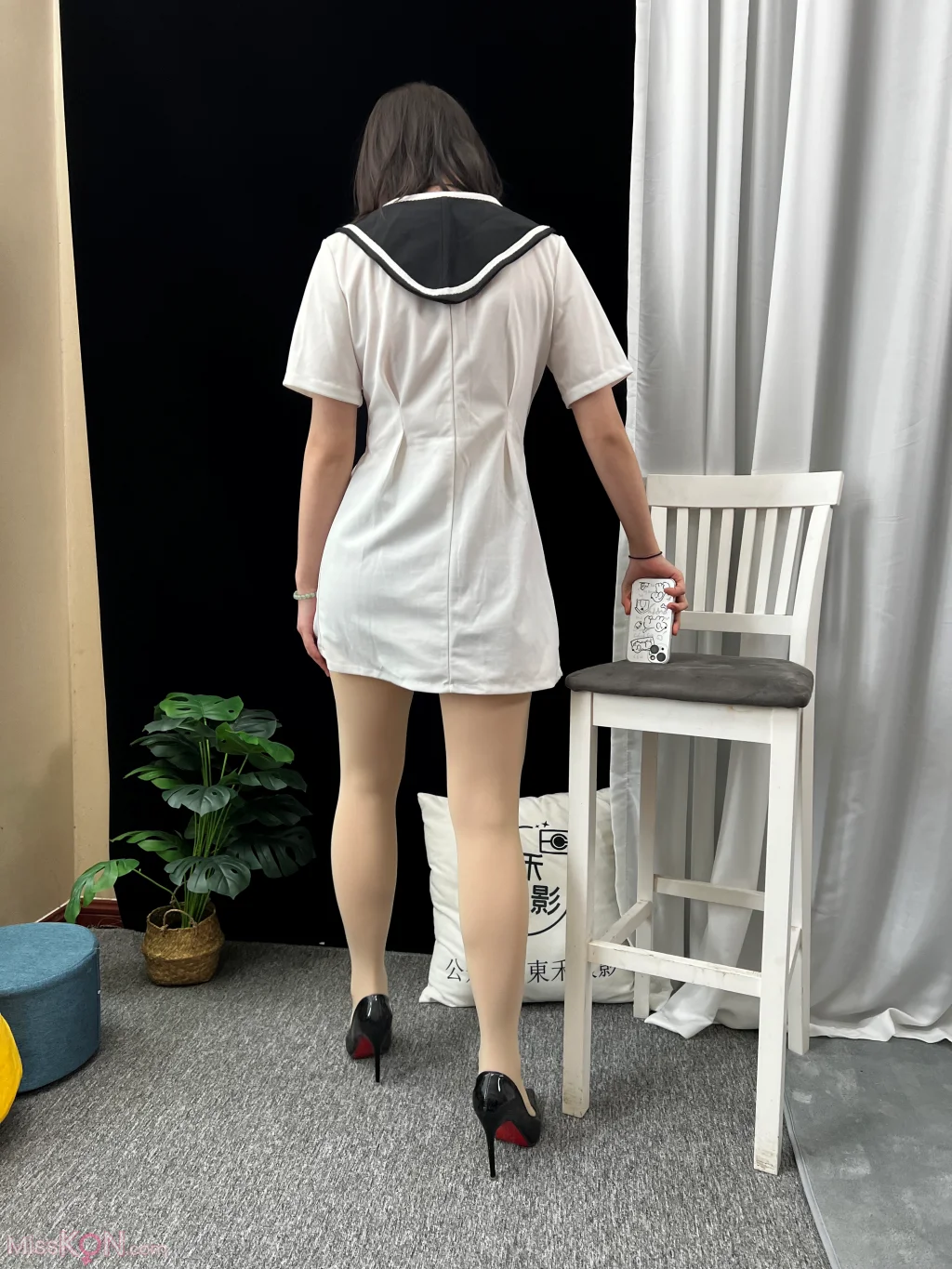 [三禾摄影] No.013: 海军白裙 高跟 (264 photos + 1 video)