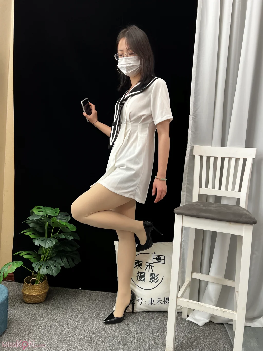 [三禾摄影] No.013: 海军白裙 高跟 (264 photos + 1 video)