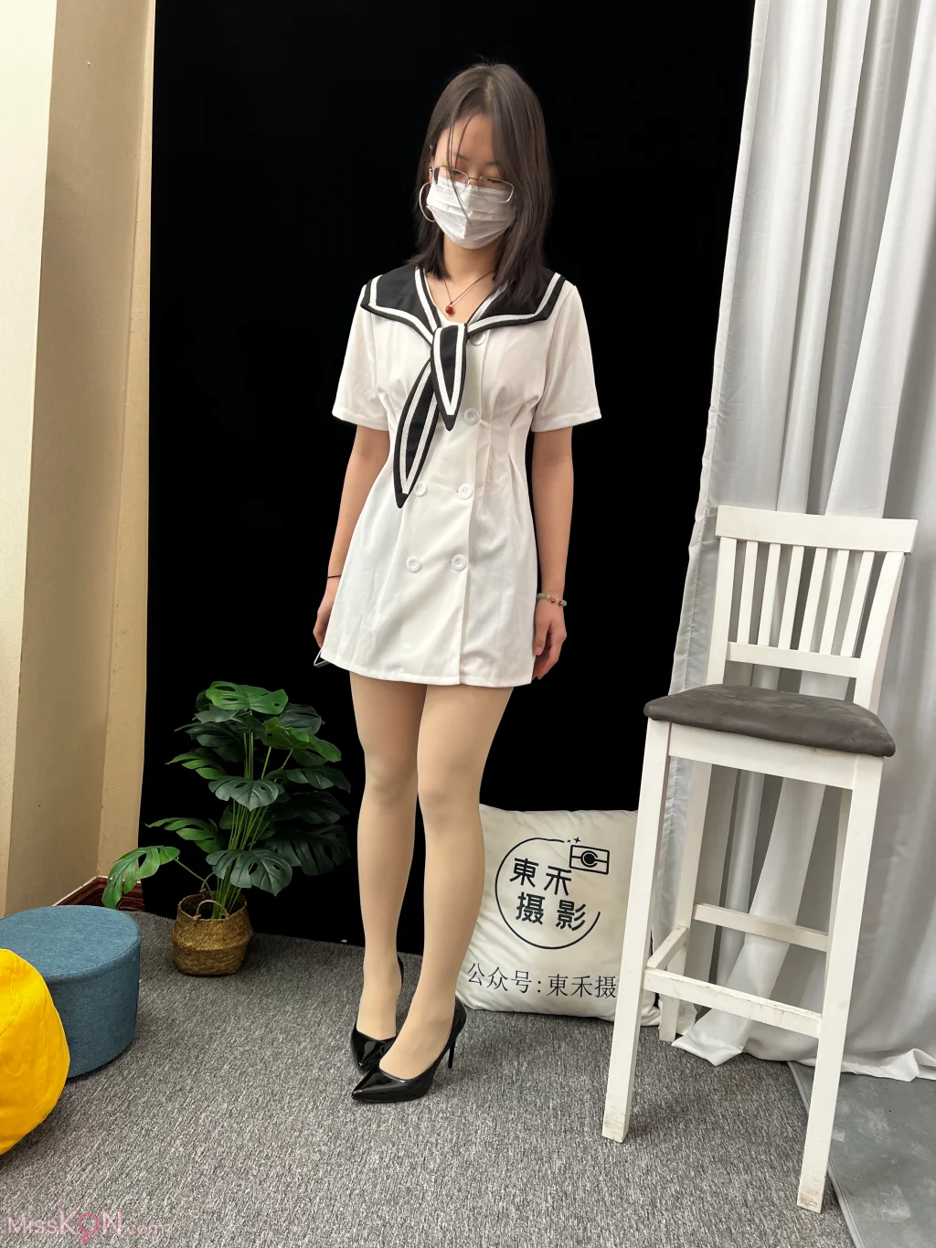 [三禾摄影] No.013: 海军白裙 高跟 (264 photos + 1 video)