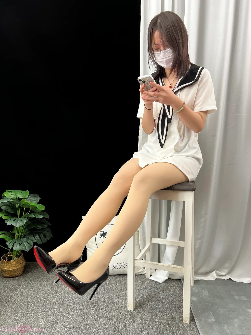 [三禾摄影] No.013: 海军白裙 高跟 (264 photos + 1 video)
