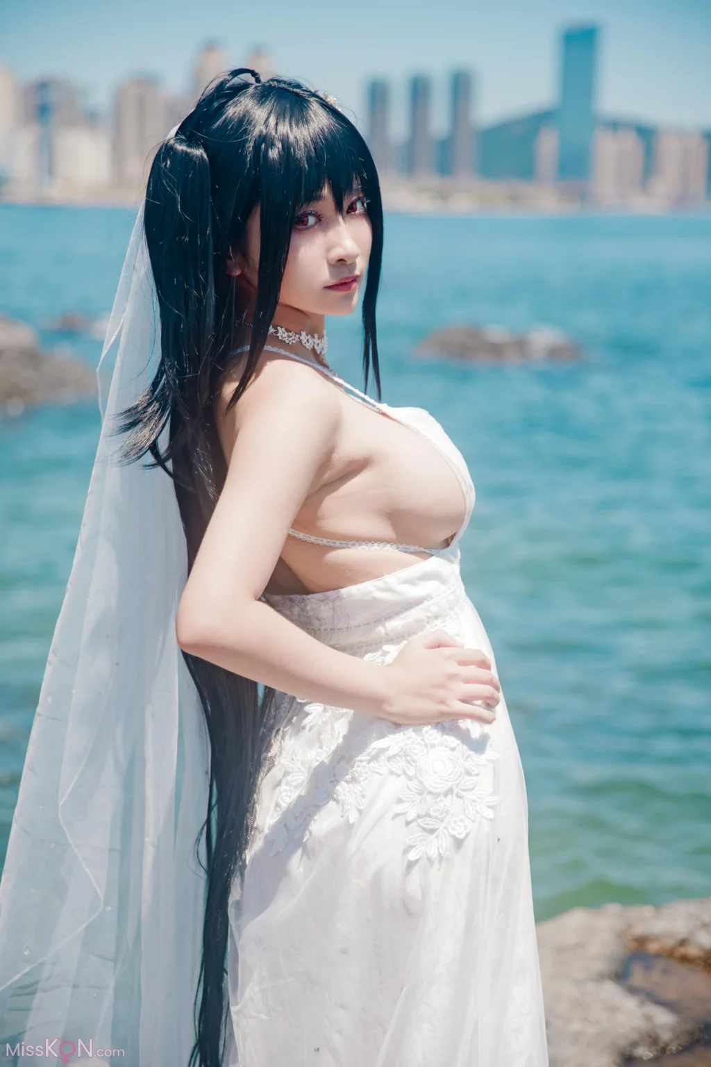 Coser@洛璃LoLiSAMA: 大凤花嫁 (44 photos)