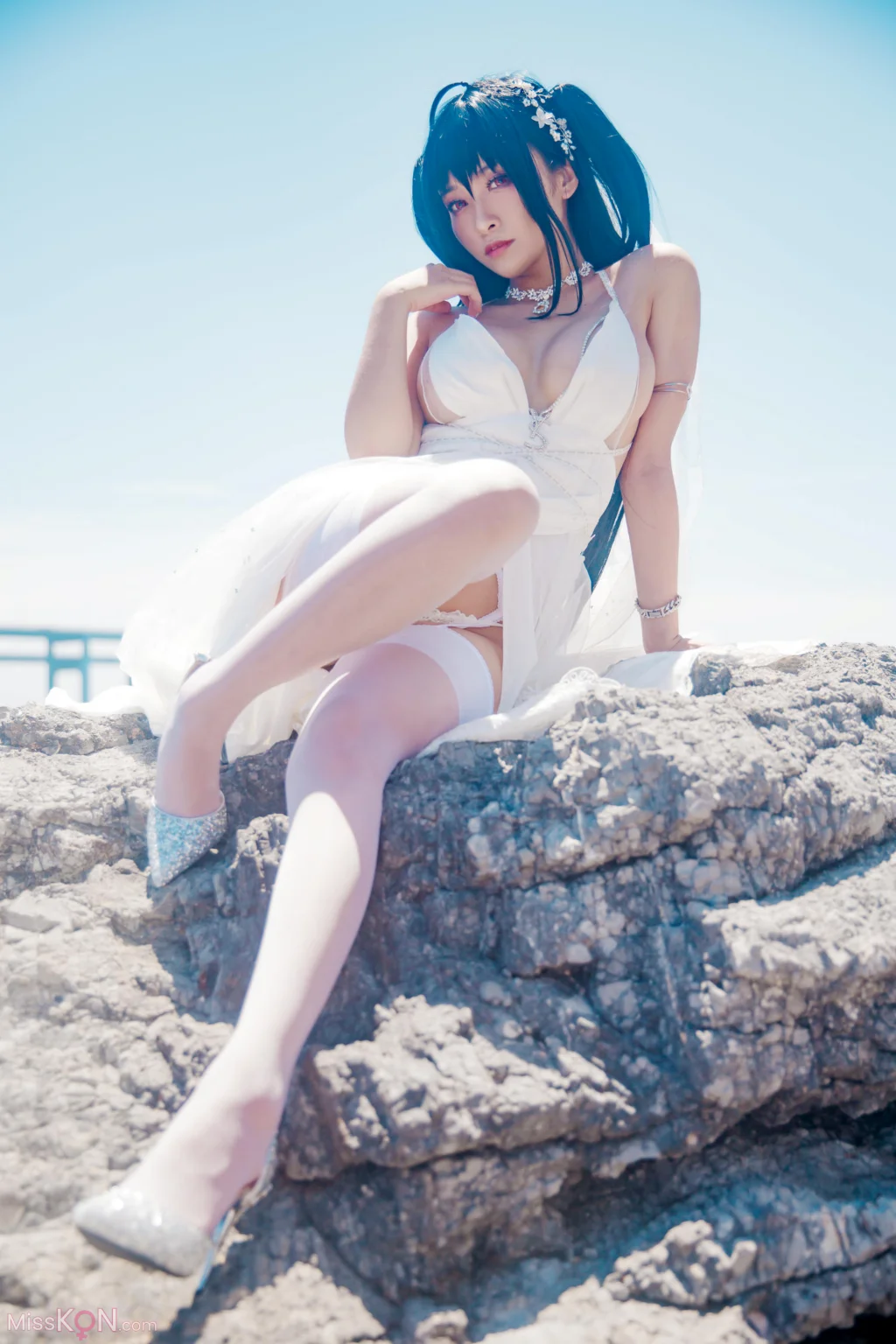 Coser@洛璃LoLiSAMA: 大凤花嫁 (44 photos)