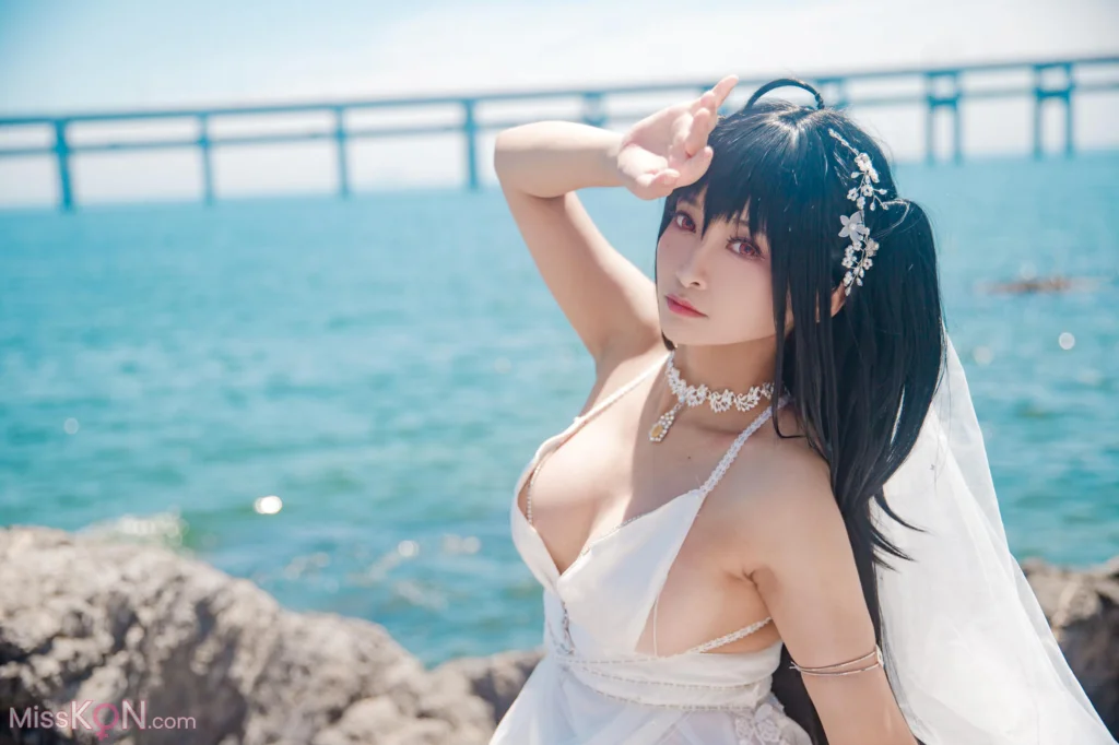 Coser@洛璃LoLiSAMA: 大凤花嫁 (44 photos)