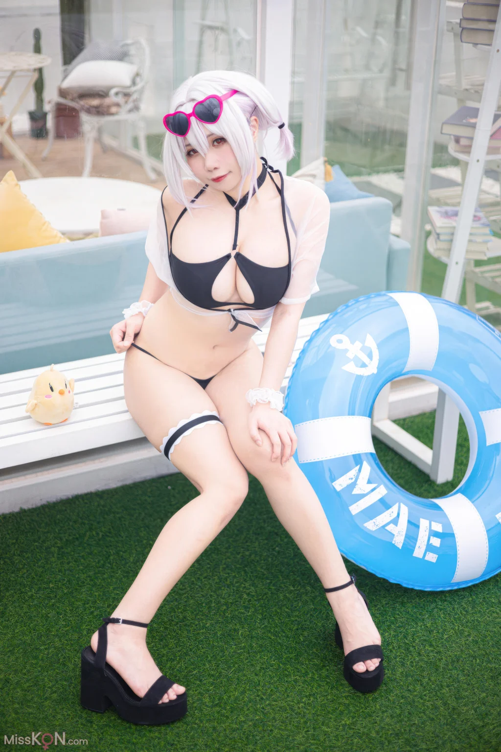 Coser@贞子蜜桃: 天狼星泳装 (30 photos)