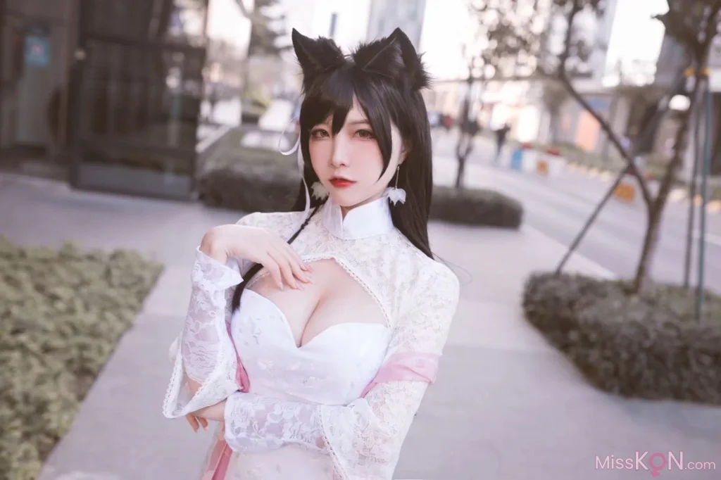 Coser@二佐Nisa: 碧蓝航线 爱宕旗袍 (18 photos) – Page 2