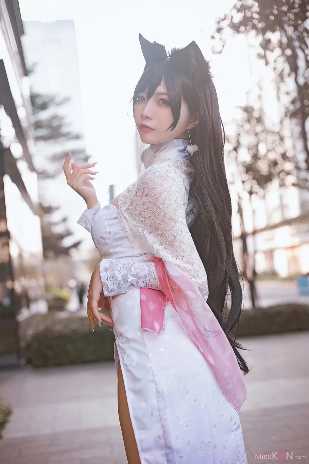 Coser@二佐Nisa: 碧蓝航线 爱宕旗袍 (18 photos) – Page 2