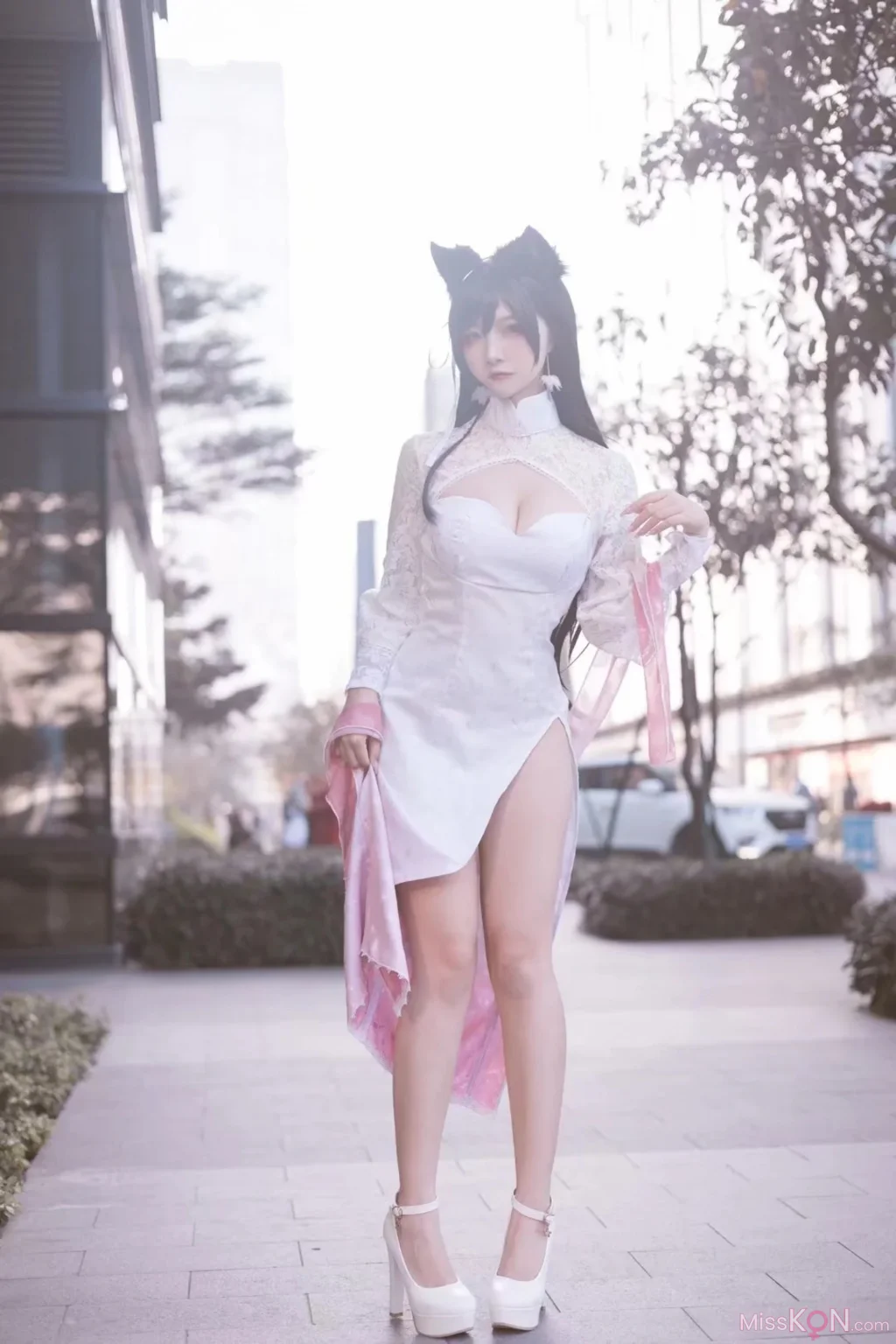 Coser@二佐Nisa: 碧蓝航线 爱宕旗袍 (18 photos) – Page 2