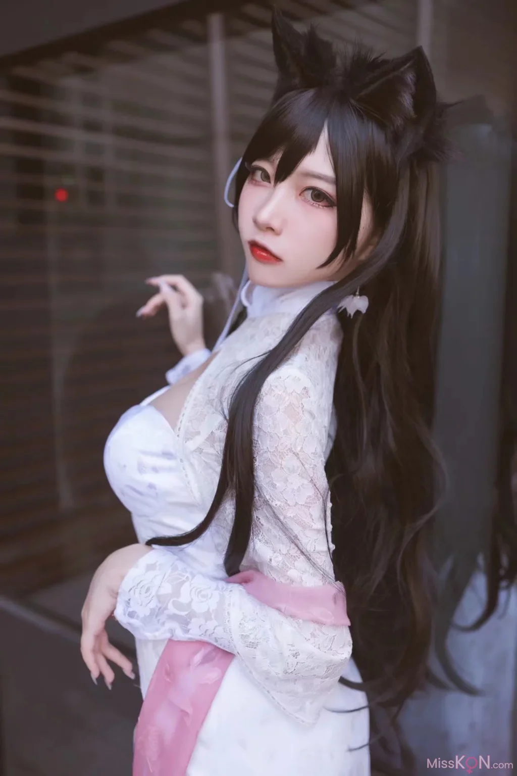 Coser@二佐Nisa: 碧蓝航线 爱宕旗袍 (18 photos) – Page 2
