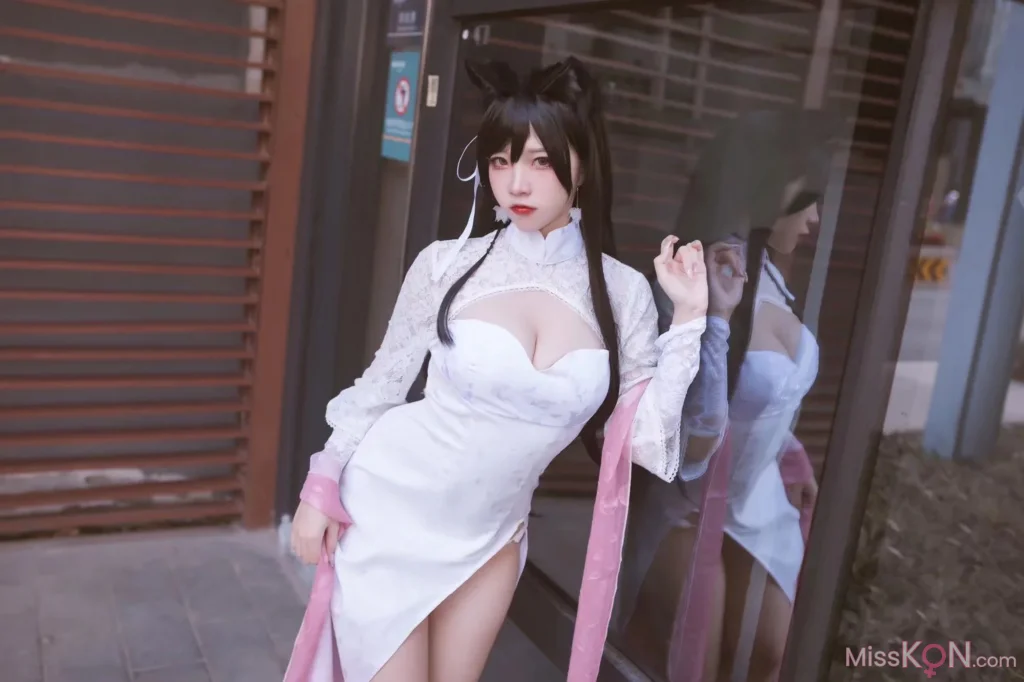 Coser@二佐Nisa: 碧蓝航线 爱宕旗袍 (18 photos) – Page 2