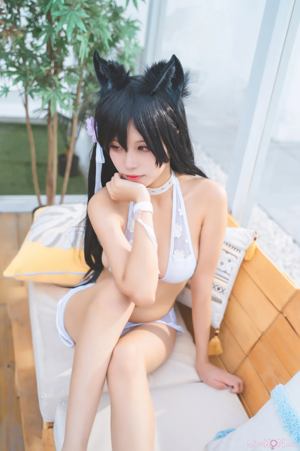 Coser@三無人型: 碧蓝航线 爱宕 泳装 (30 photos) – Page 2
