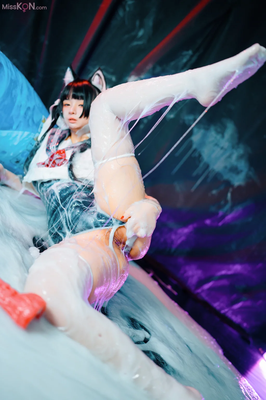 Coser@落落Raku: 邋遢小猫 Messy Kitty (54 photos)