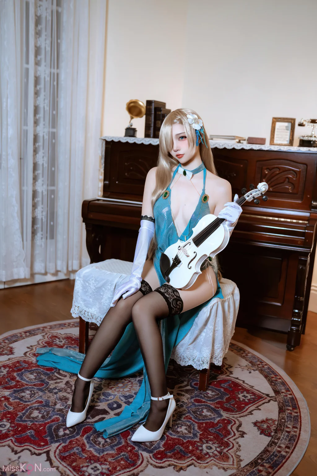 Coser@二佐Nisa: 蔚蓝档案 明日奈礼服 (28 photos) – Page 2