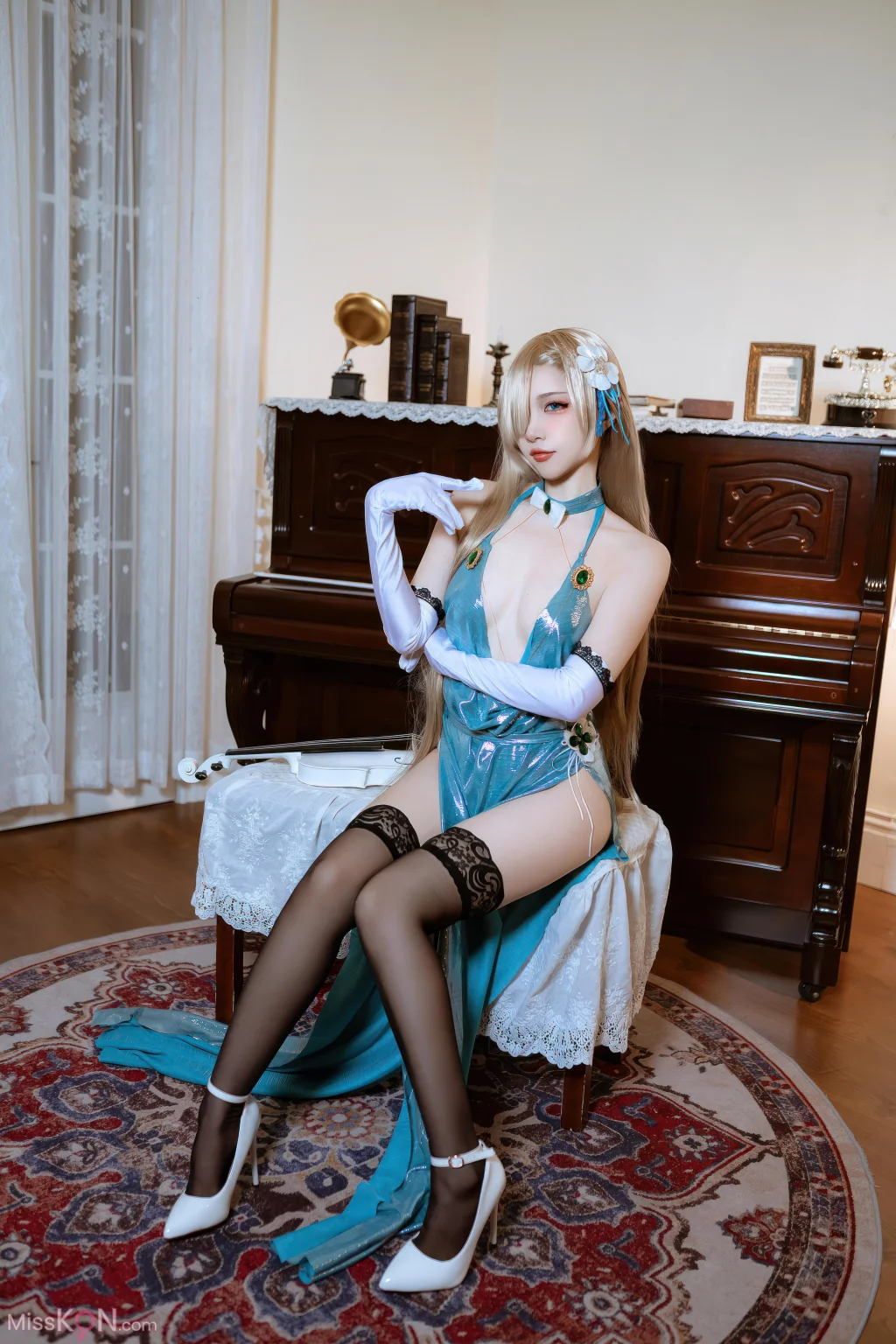 Coser@二佐Nisa: 蔚蓝档案 明日奈礼服 (28 photos) – Page 2