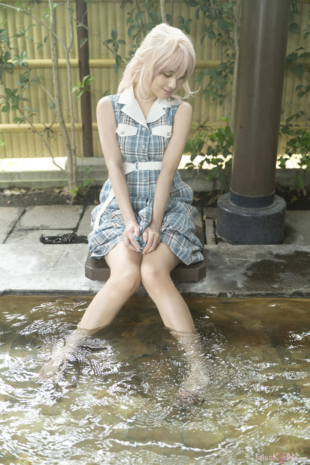 [JP] Momotsuki Nashiko (桃月なしこ): ヤングガンガンデジタル限定写真集「『不器用な先輩。』LASTコラボ」 (112 photos)