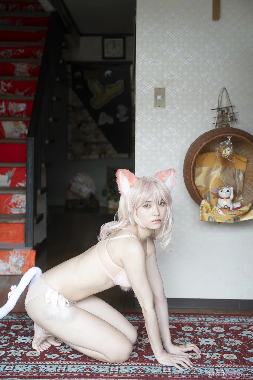 [JP] Momotsuki Nashiko (桃月なしこ): ヤングガンガンデジタル限定写真集「『不器用な先輩。』LASTコラボ」 (112 photos)