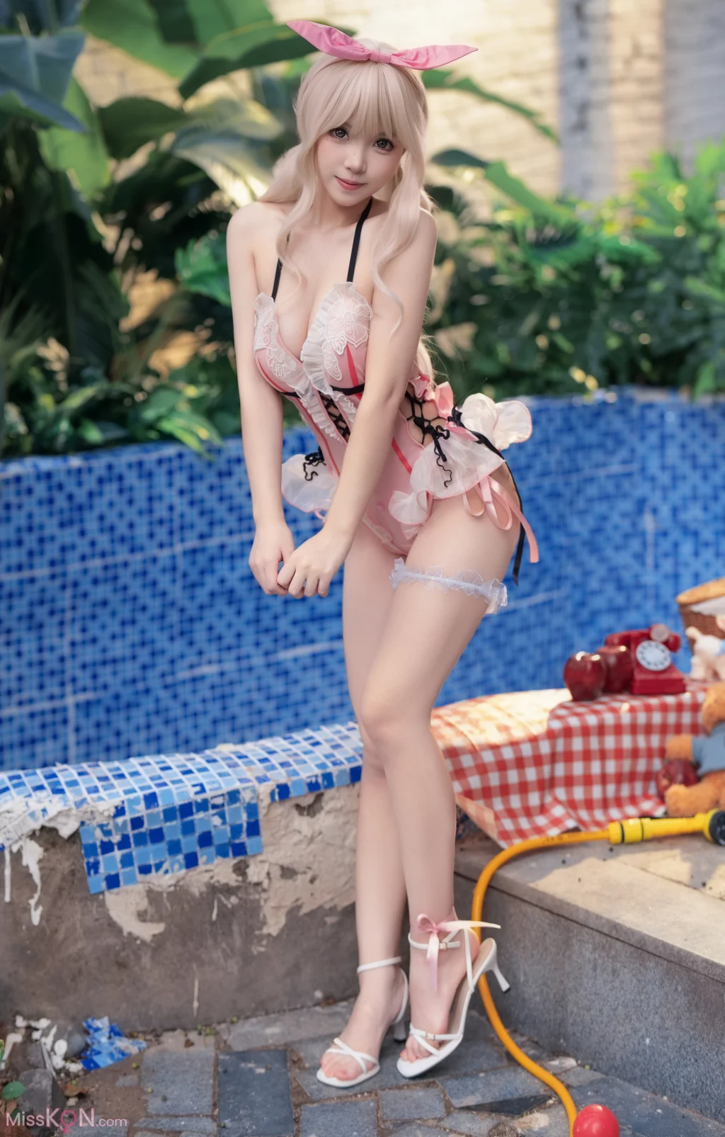 Coser@Bangni邦尼: 永劫无间 沈妙 泳装 (94 photos)