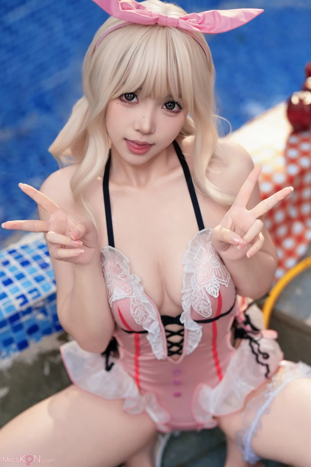 Coser@Bangni邦尼: 永劫无间 沈妙 泳装 (94 photos)