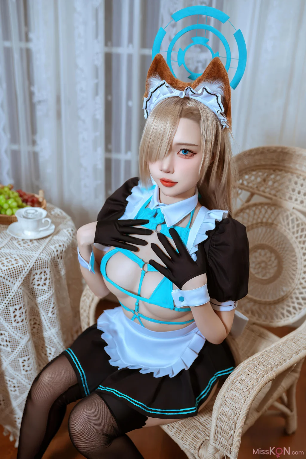 Coser@二佐Nisa: 蔚蓝档案 明日奈猫耳女仆 (39 photos) – Page 2