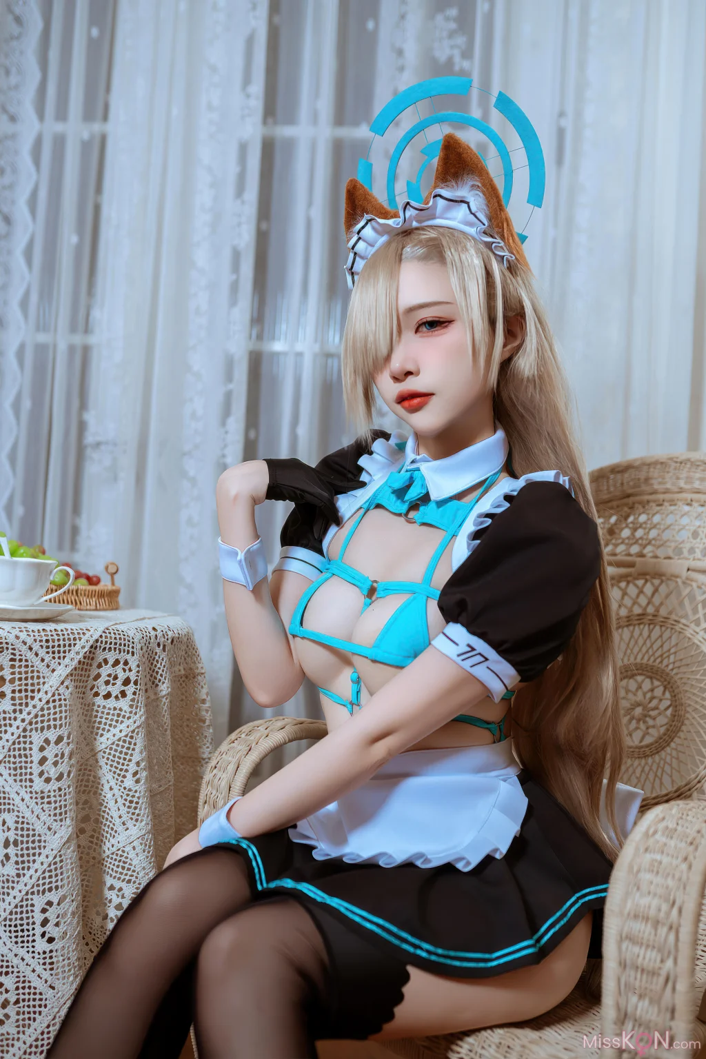 Coser@二佐Nisa: 蔚蓝档案 明日奈猫耳女仆 (39 photos) – Page 2
