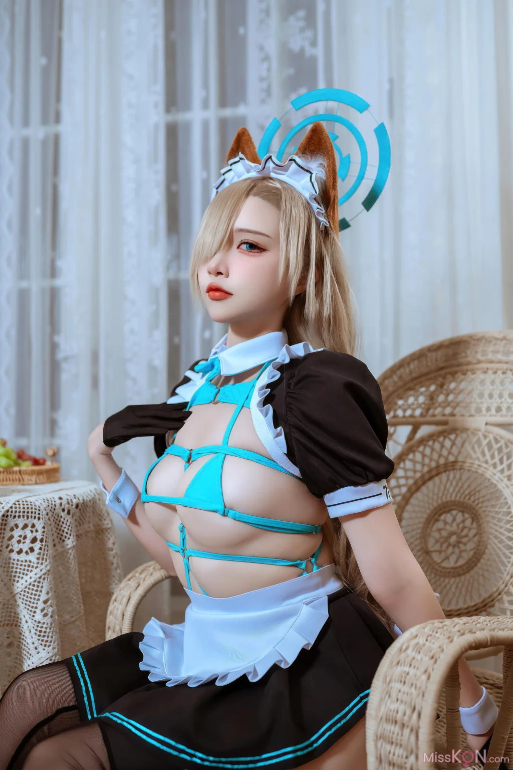 Coser@二佐Nisa: 蔚蓝档案 明日奈猫耳女仆 (39 photos) – Page 2