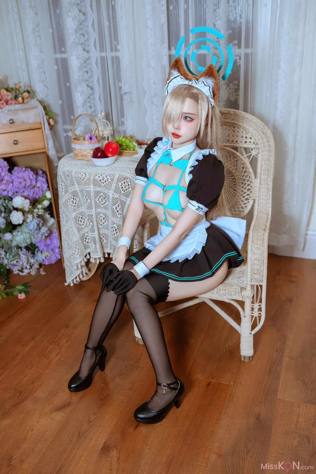 Coser@二佐Nisa: 蔚蓝档案 明日奈猫耳女仆 (39 photos) – Page 2