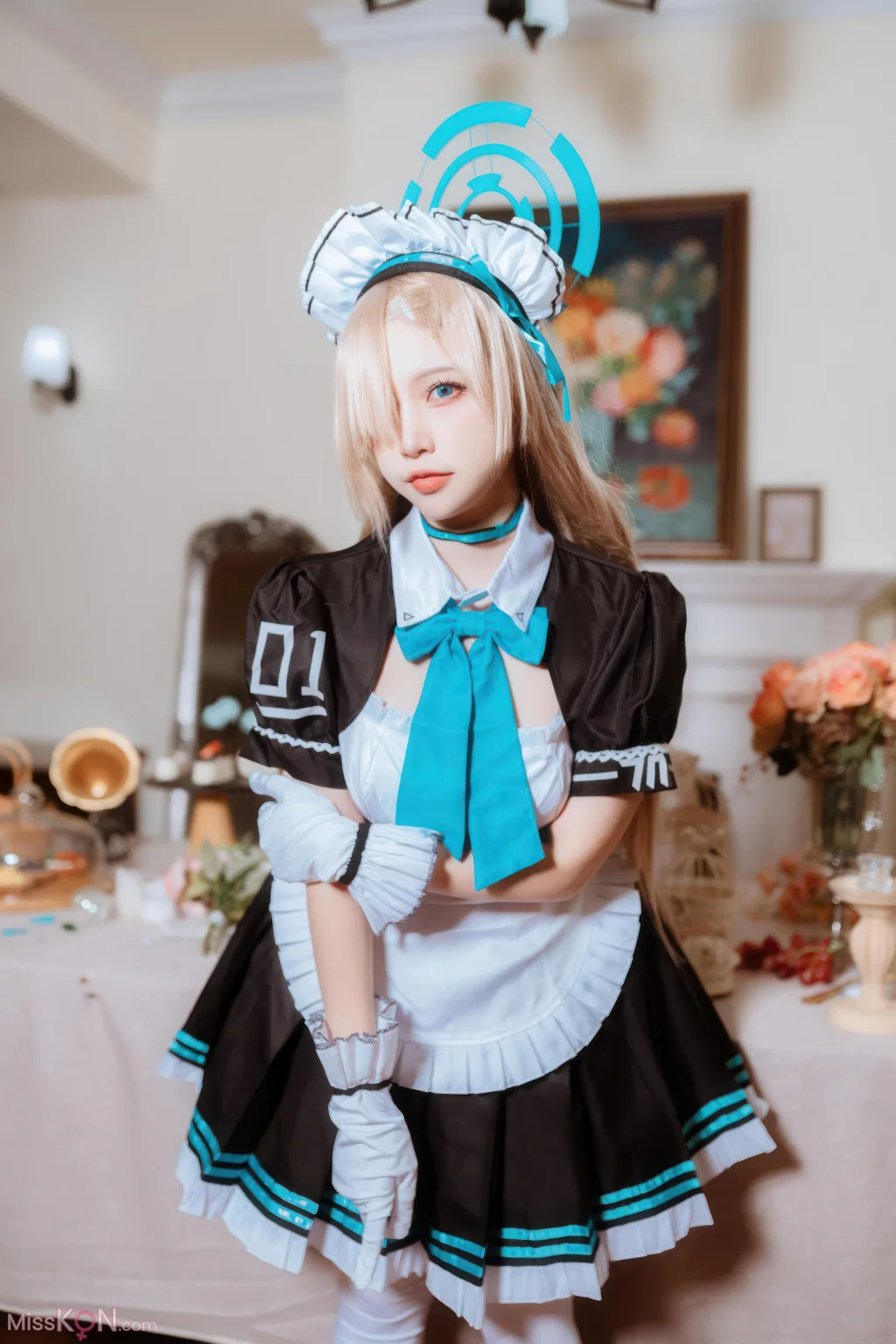 Coser@二佐Nisa: 蔚蓝档案 明日奈女仆 (30 photos) – Page 2