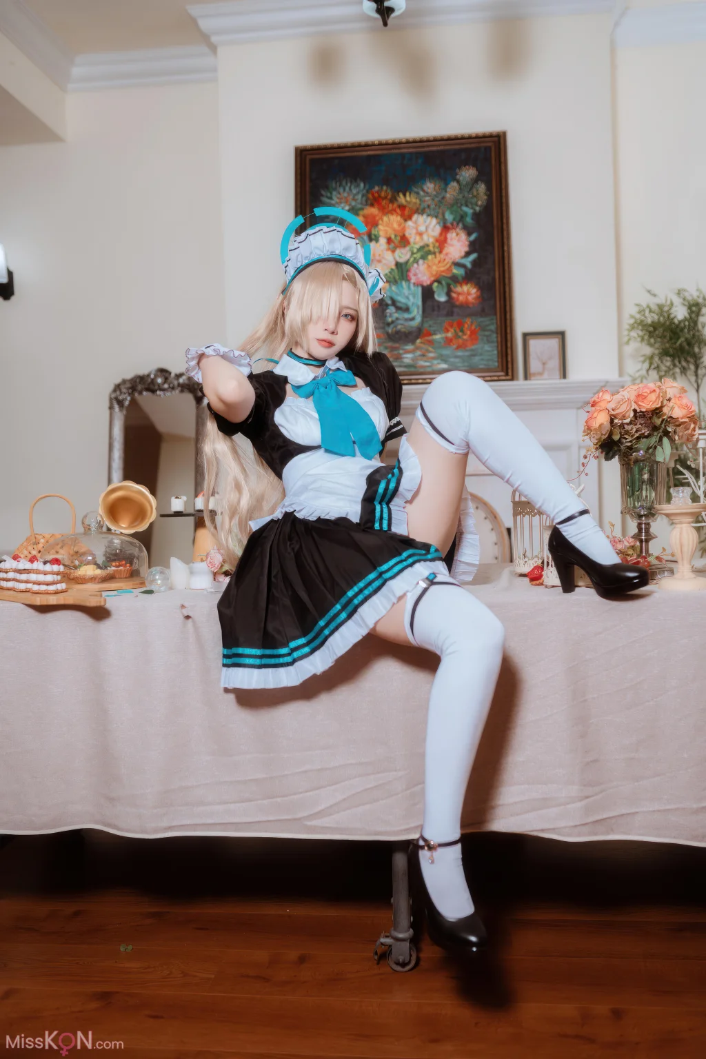 Coser@二佐Nisa: 蔚蓝档案 明日奈女仆 (30 photos) – Page 2