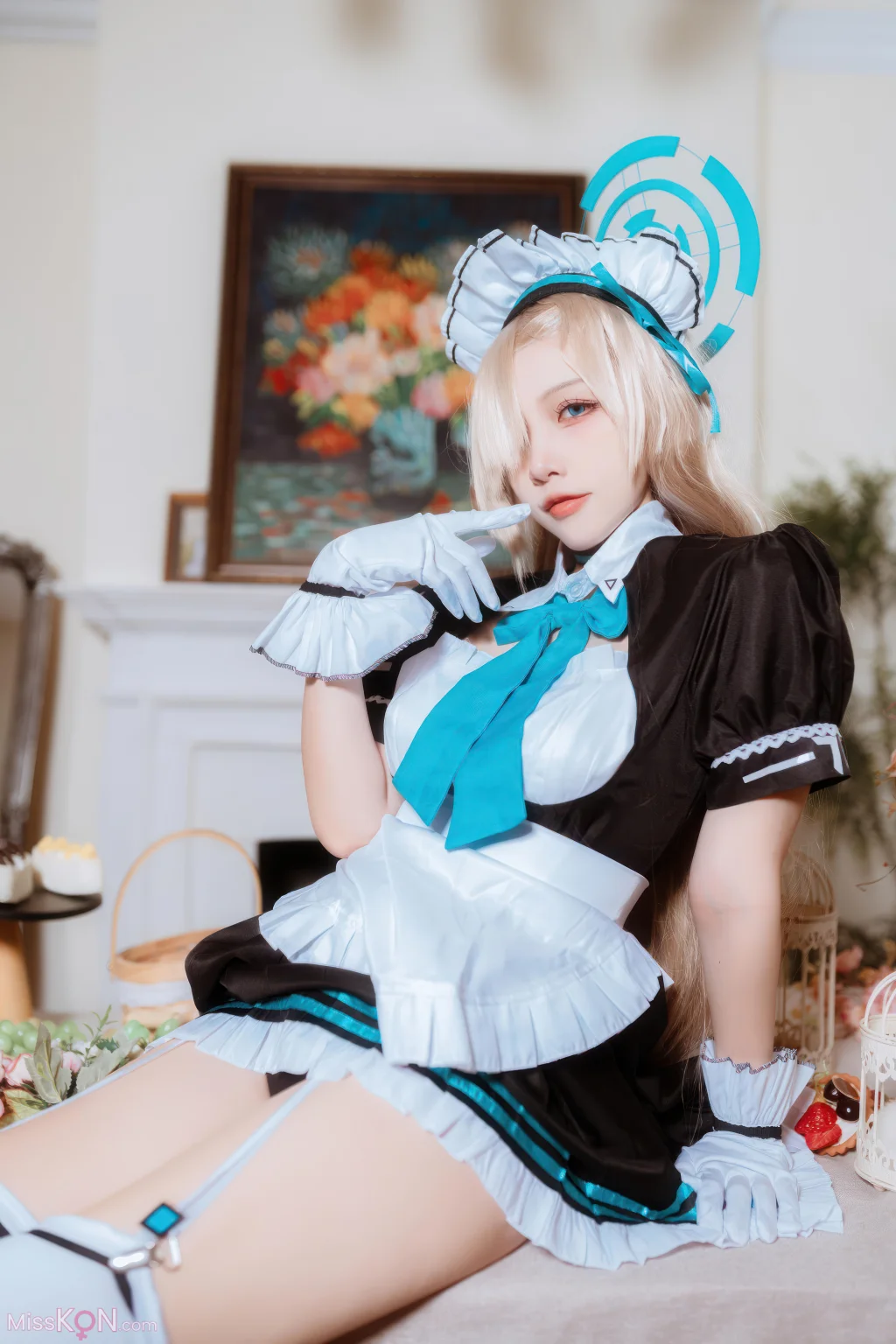 Coser@二佐Nisa: 蔚蓝档案 明日奈女仆 (30 photos) – Page 2