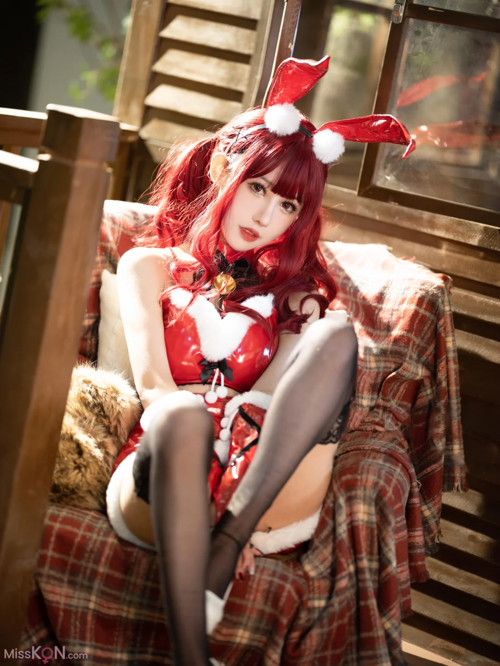 Coser@仙女月: 红色圣诞兔 (32 photos) – Page 2