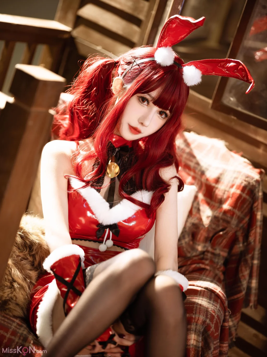 Coser@仙女月: 红色圣诞兔 (32 photos) – Page 2