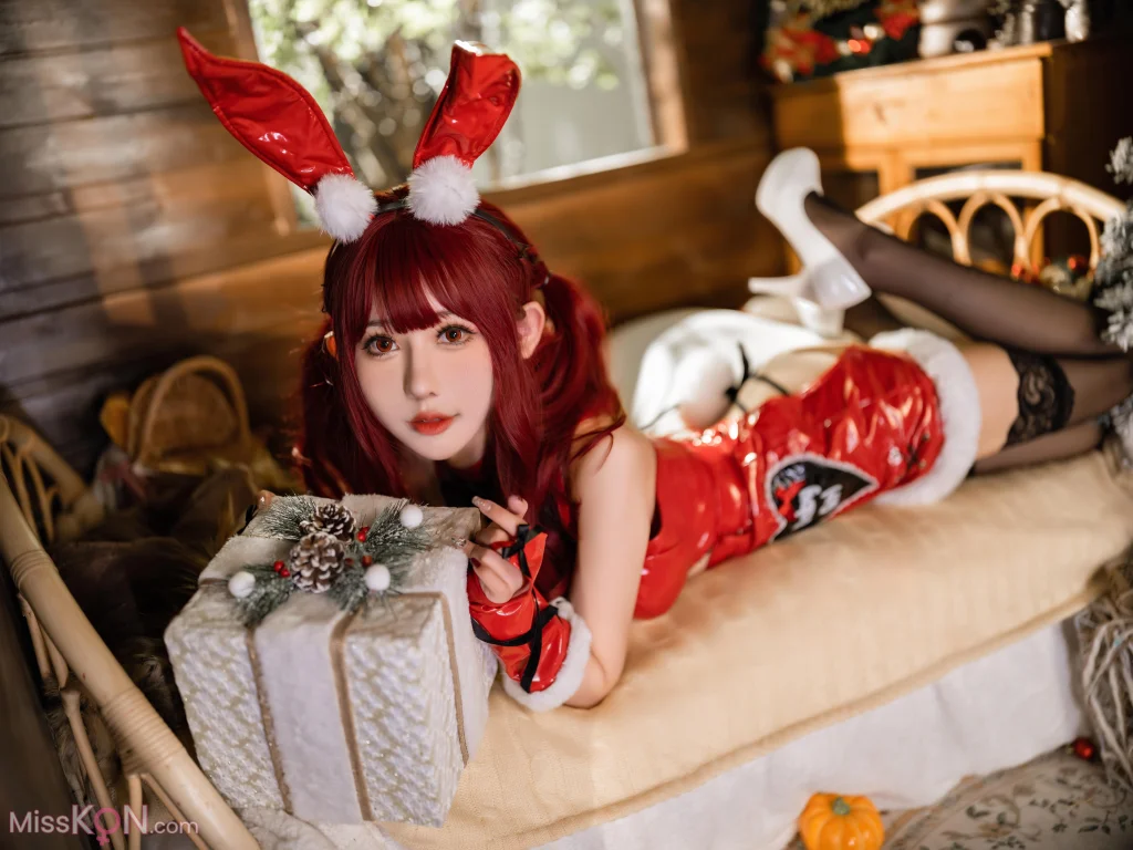 Coser@仙女月: 红色圣诞兔 (32 photos) – Page 2
