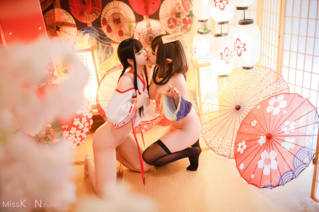 Coser@胡桃猫Kurumineko & 十万珍吱伏特: 巫女&僵尸 (121 photos) – Page 3