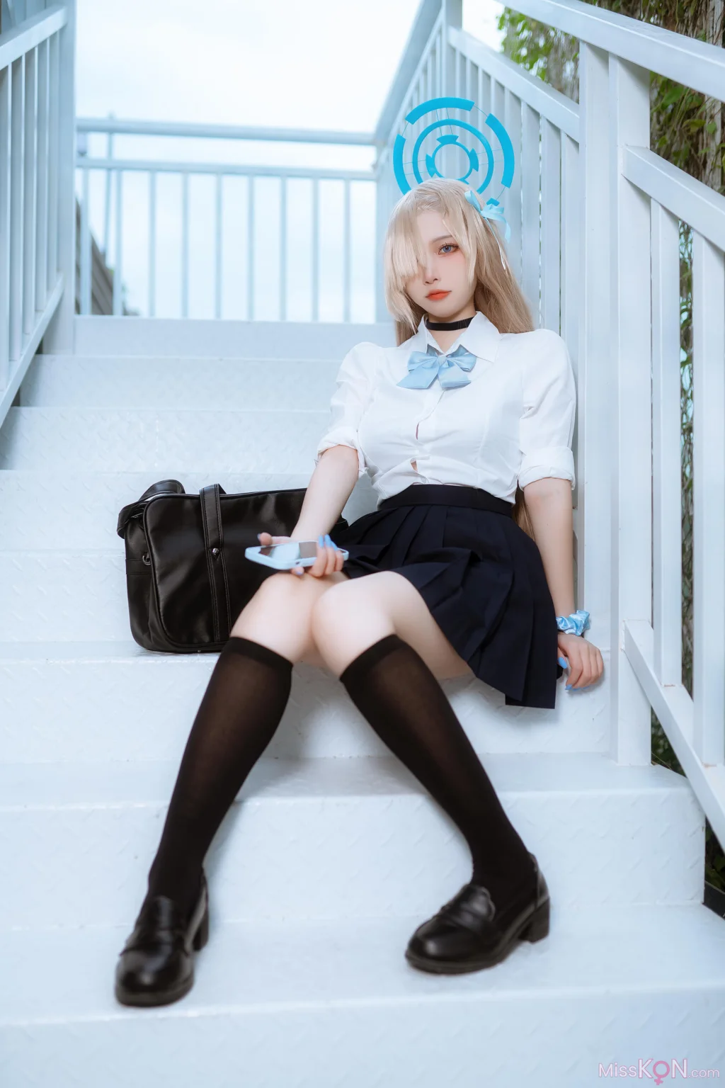 Coser@二佐Nisa: 蔚蓝档案 一之濑明日奈 学生制服 (23 photos)