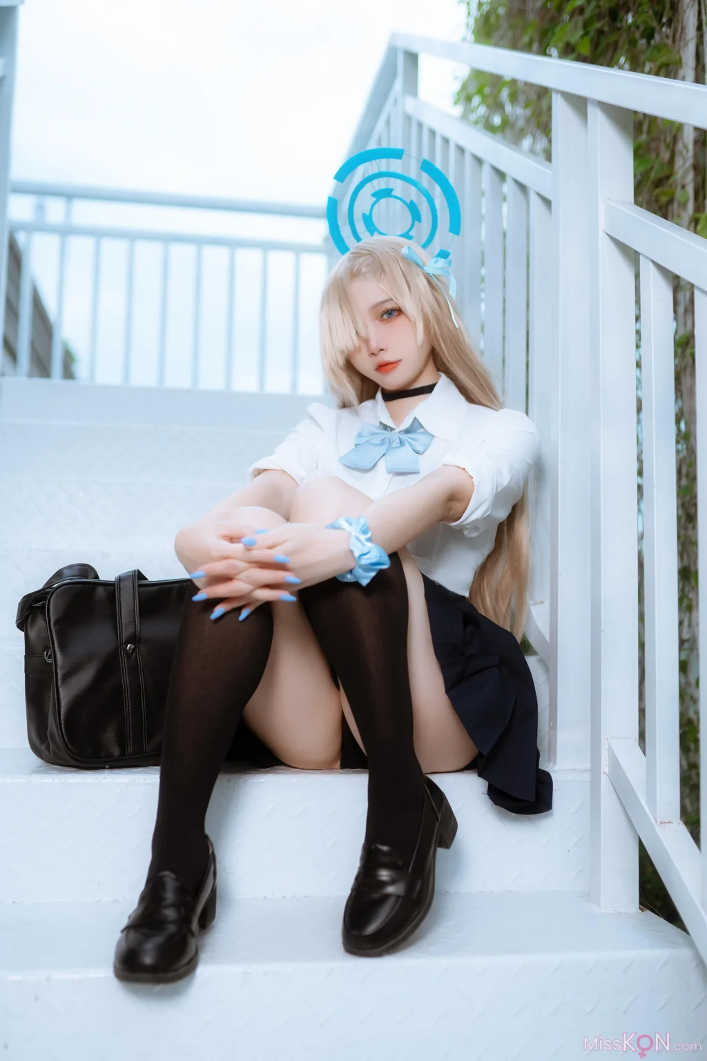 Coser@二佐Nisa: 蔚蓝档案 一之濑明日奈 学生制服 (23 photos)
