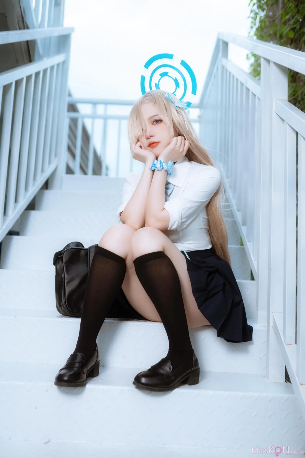 Coser@二佐Nisa: 蔚蓝档案 一之濑明日奈 学生制服 (23 photos)