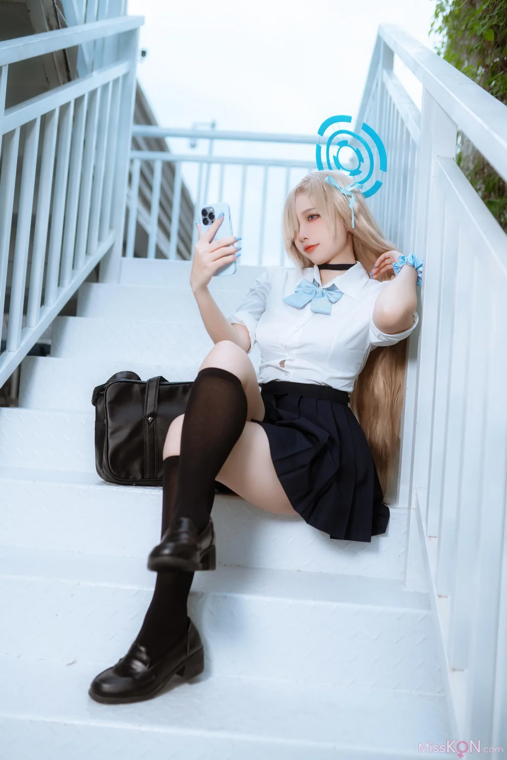Coser@二佐Nisa: 蔚蓝档案 一之濑明日奈 学生制服 (23 photos)