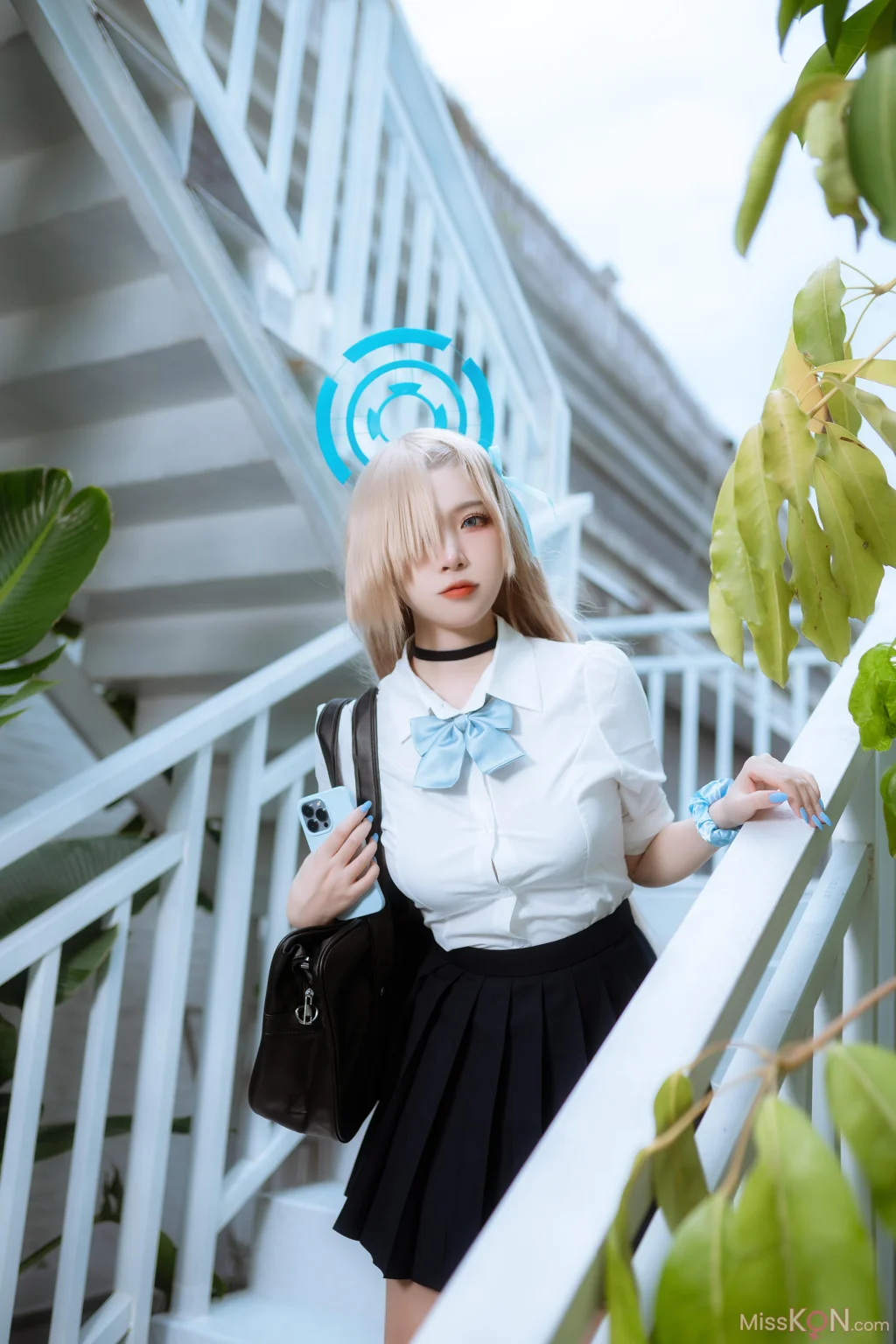 Coser@二佐Nisa: 蔚蓝档案 一之濑明日奈 学生制服 (23 photos)