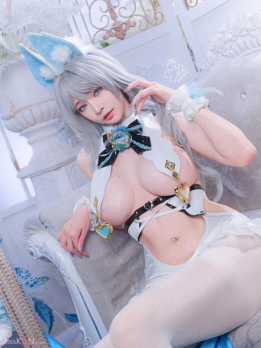 Coser@Machi馬吉: White Rabbit (37 photos)
