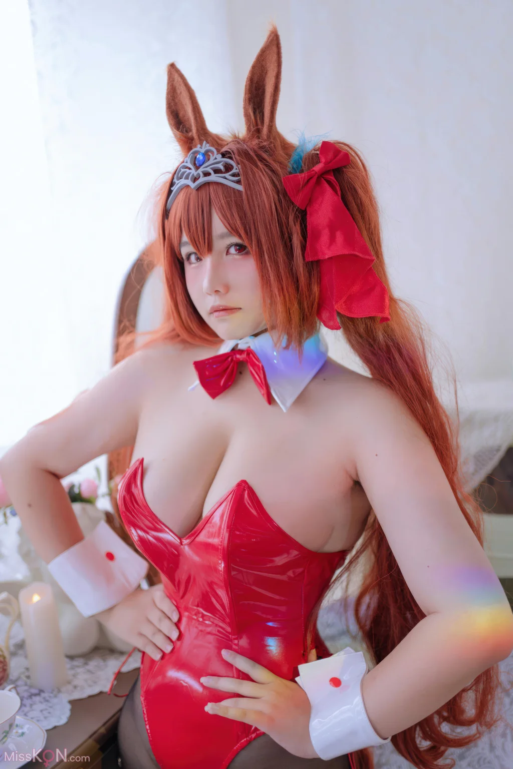 Coser@阿半今天很开心: 赛马娘 大和赤骥兔女郎 (35 photos)