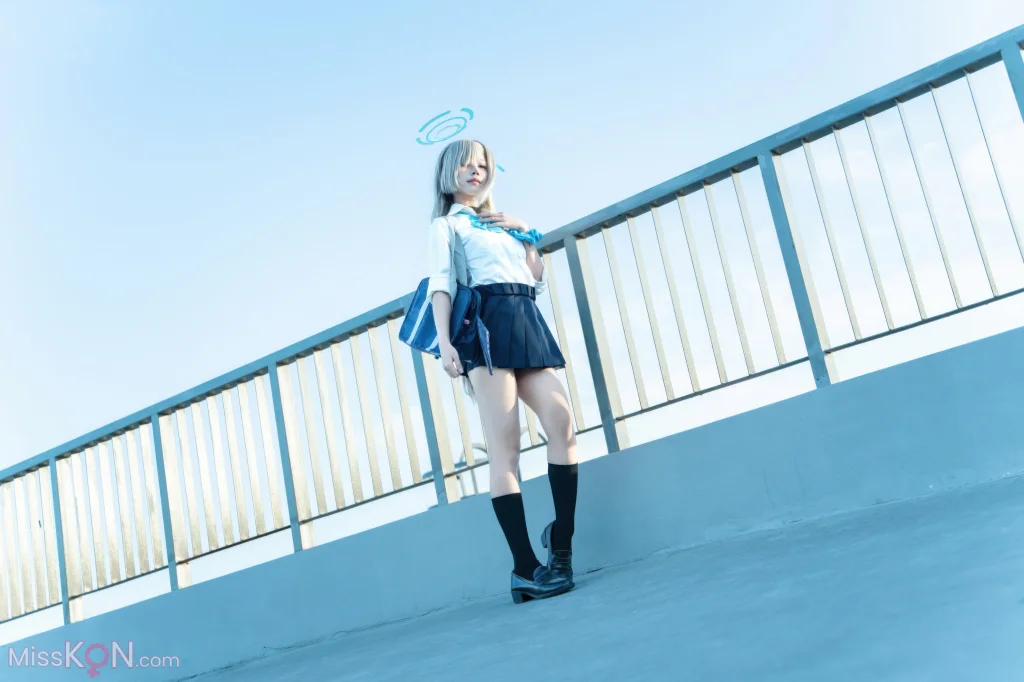 Coser@清水凪: 濑明日奈 JK (50 photos)
