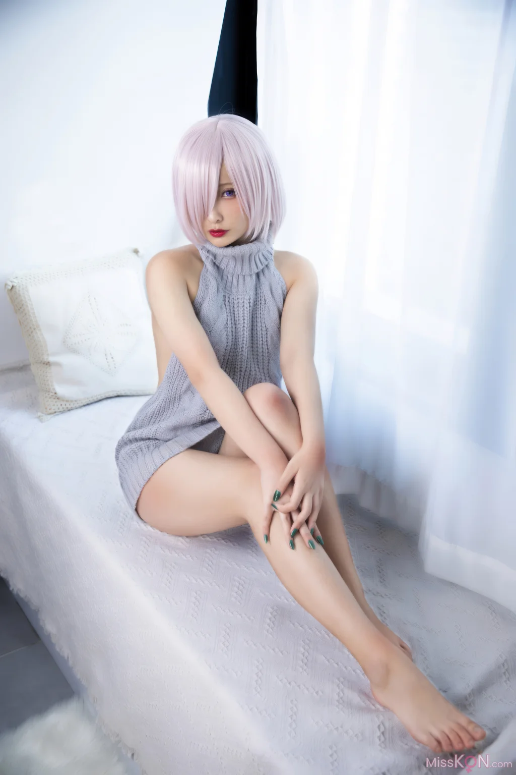 Coser@洛璃LoLiSAMA: 玛修露背毛衣 (23 photos) – Page 2