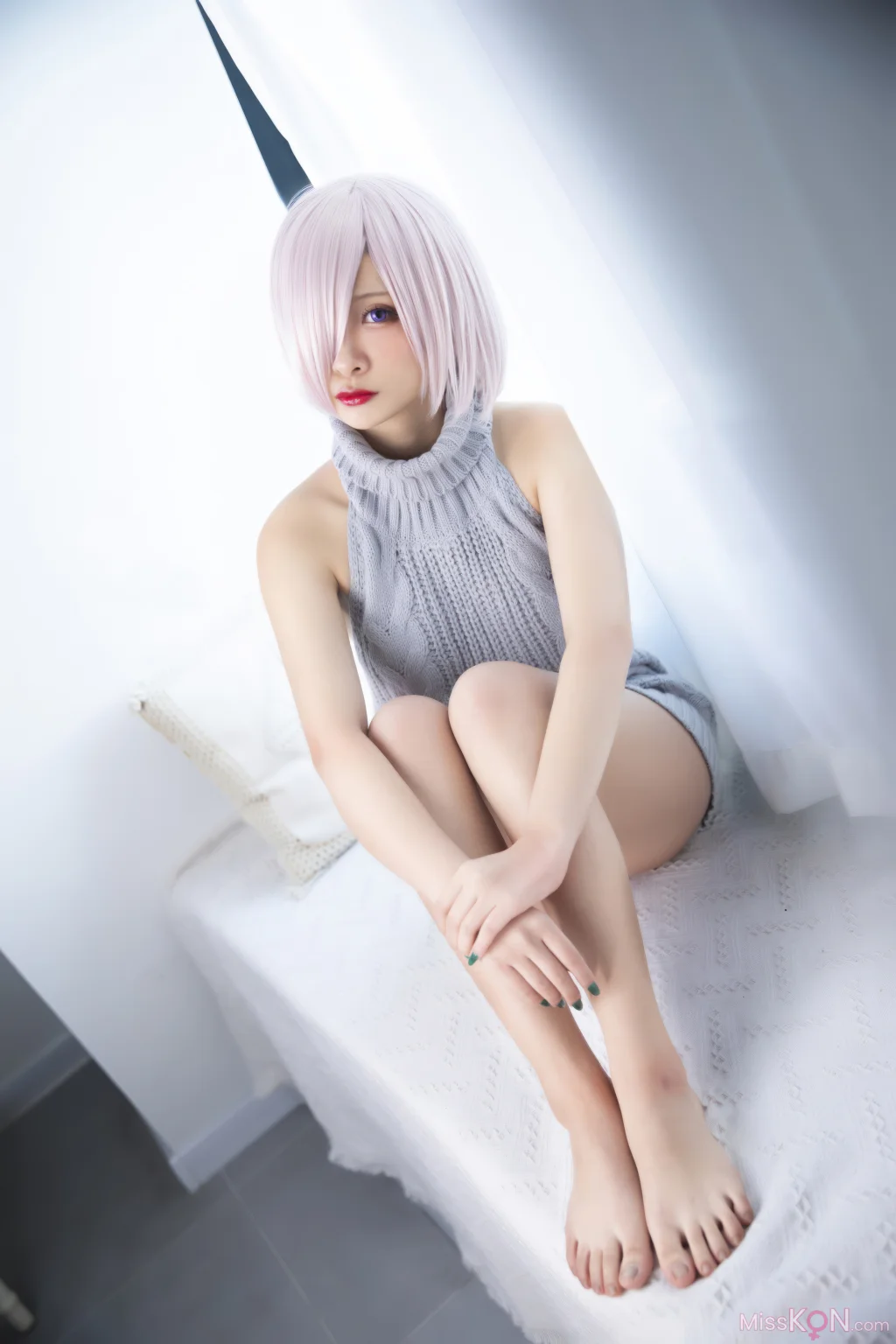 Coser@洛璃LoLiSAMA: 玛修露背毛衣 (23 photos) – Page 2