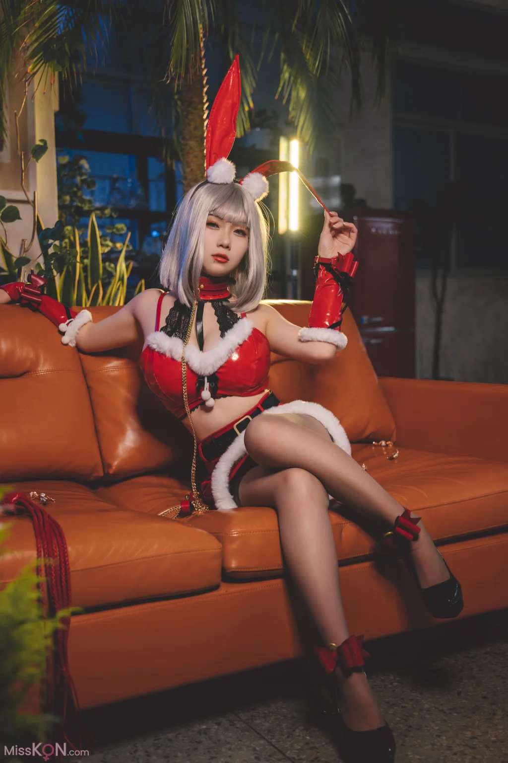 Coser@柒柒要乖哦 & 末夜787: 双人圣诞礼物 (64 photos)